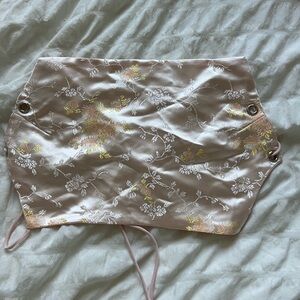 Beginning Boutique shimmery pink Crop top